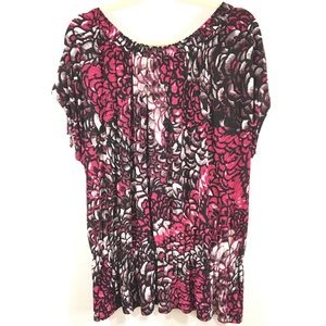 Worthington Stretch Adjustable Sleeve Tunic 1X